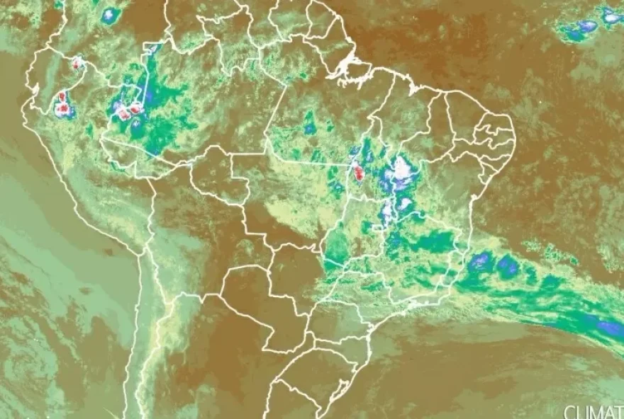 Chuvas fortes atingem o Brasil no final da semana
Imagem: Reprodução/Climatempo