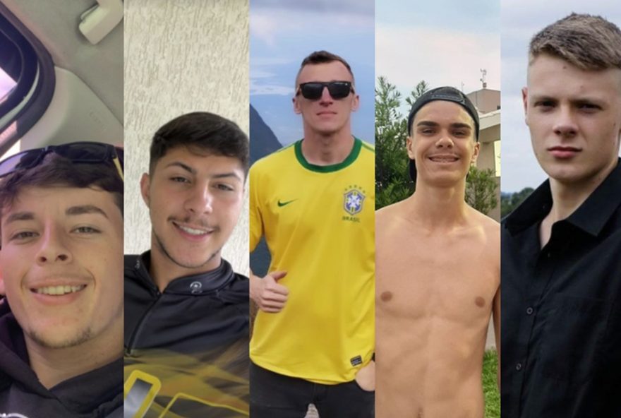 cinco-jovens-morrem-em-tragico-acidente-na-br-2802C-em-sc3A-colisao-entre-carro-e-caminhao-deixa-comunidade-abalada