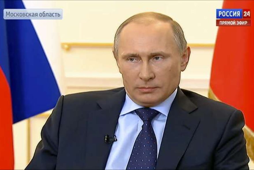 Putin durante pronunciamento / Foto: Reprodução