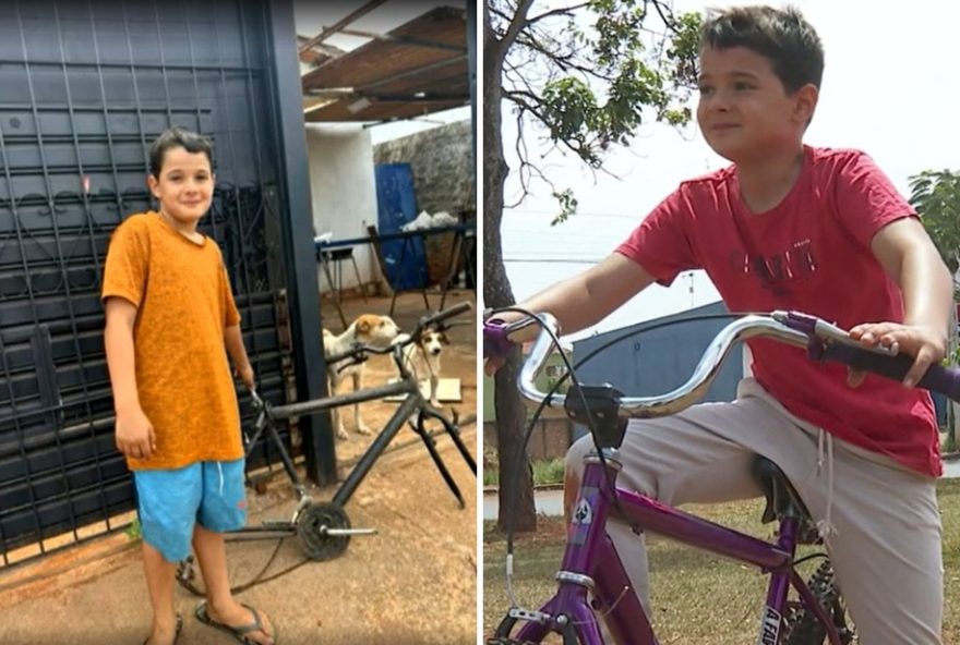 comerciante-presenteia-menino-que-carregava-carcaca-de-bicicleta comerciante-presenteia-menino-que-carregava-carcaca-de-bicicleta