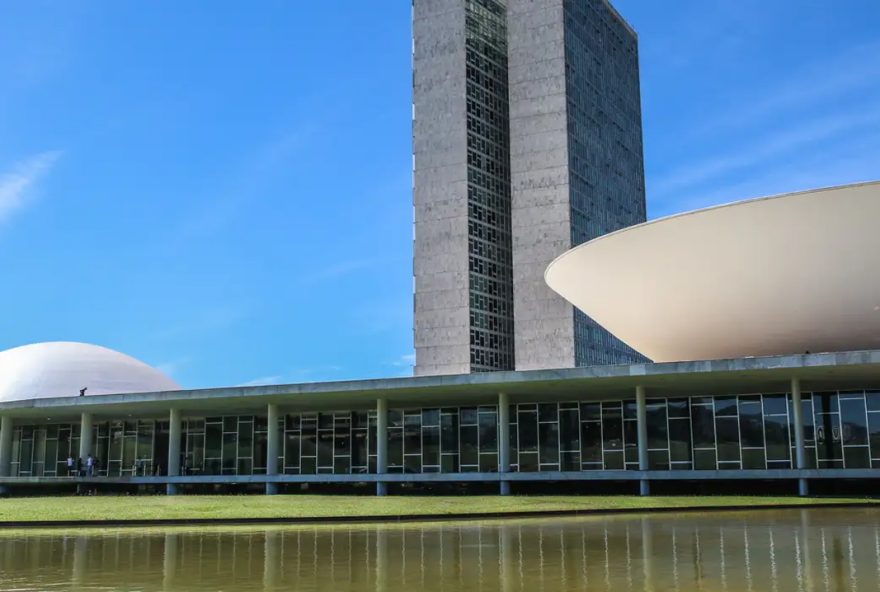 Fachada do Congresso Nacional, em Brasília