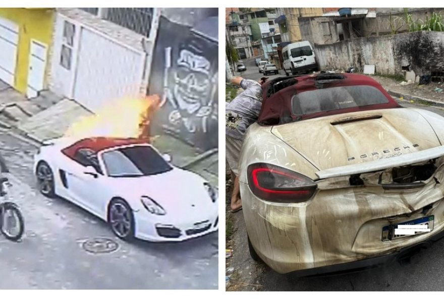 criminosos-incendeiam-porsche-conversivel-na-zona-sul-de-sp3B-prejuizo-de-r2480-mil