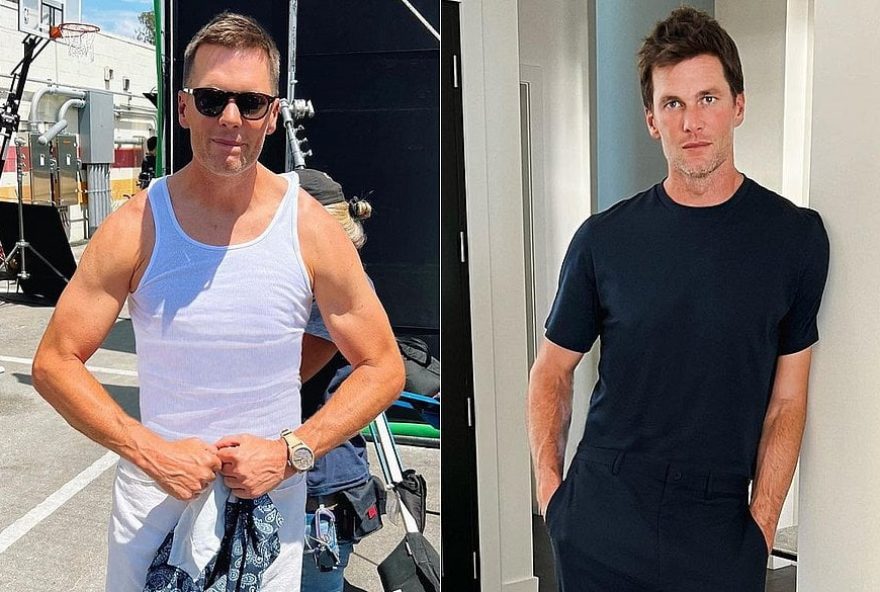 O astro do futebol americano Tom Brady perdeu quase 7 kg durante o período de separação com Gisele Bündchen (Reprodução/Redes Sociais)