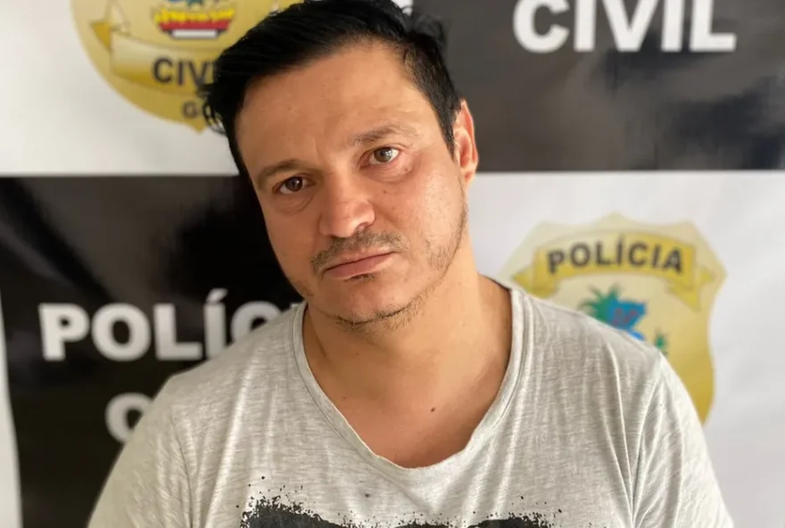 Danilo Vergilio da Silva - empresário preso em Goiatuba| Foto: Divulgação/ Polícia Civil