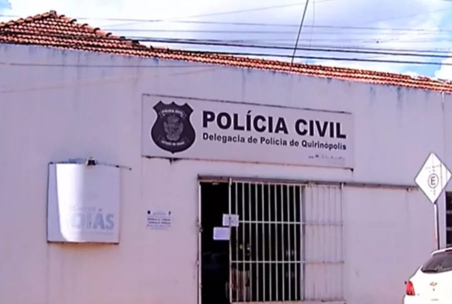 Imagem da Delegacia Polícia Civil de Quirinópolis, onde o crime é investigado. (Foto: Divulgação)