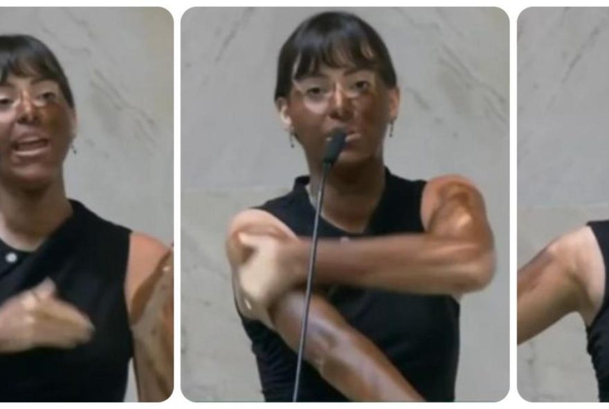 diputada-brasilena-usa-blackface-para-criticar-comunidade-trans-na-camara-dos-deputados diputada-brasilena-usa-blackface-para-criticar-comunidade-trans-na-camara-dos-deputados