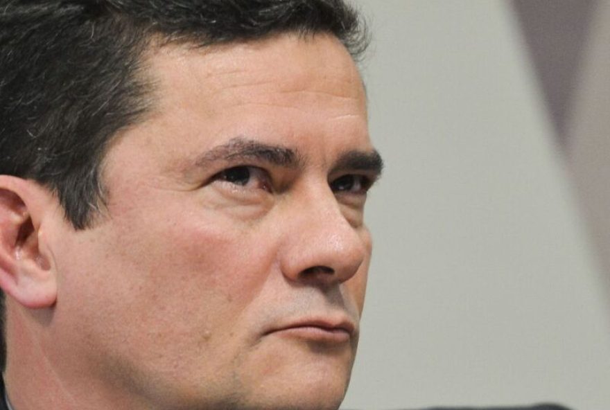 O ministro da Justiça e Segurança Pública, Sergio Moro, participa de audiência pública na Comissão de Constituição e Justiça do Senado.