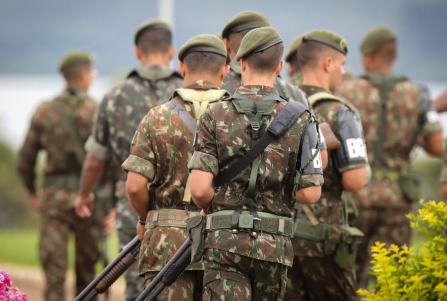 Soladados do Exército fazem a segurança do Palácio da Alvorada. Brasilia, 18-11-2018. Foto: Sérgio Lima/Poder360