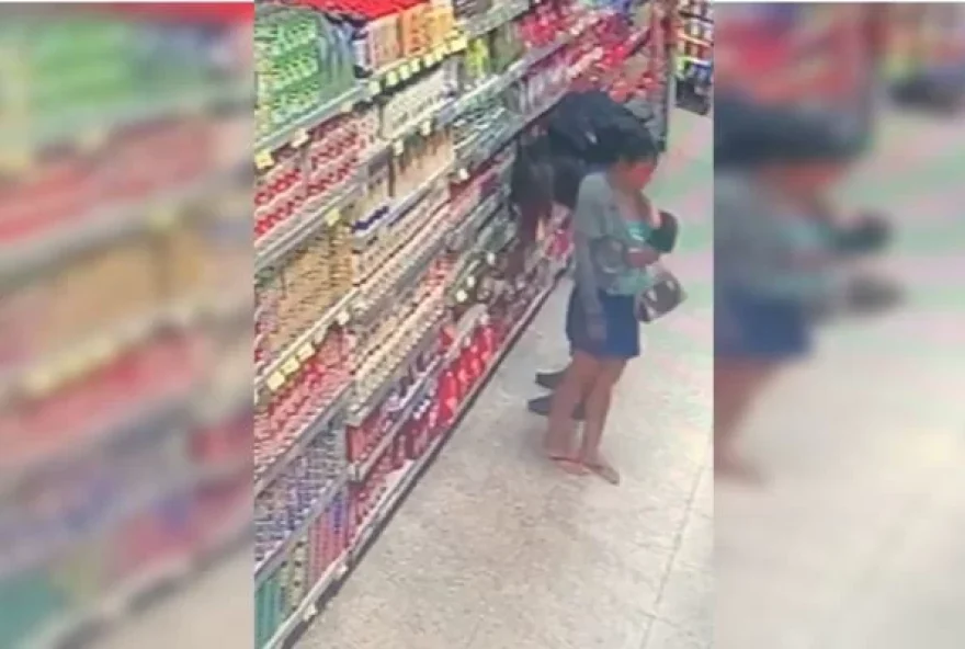 Sargento é suspeito de filmar partes íntimas de mulheres em supermercado| Foto: Reprodução