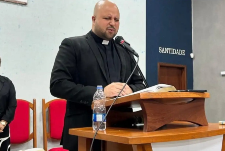 Pastor Rodrigo Stalone, da Igreja Metodista Wesleyana (Foto: Reprodução)