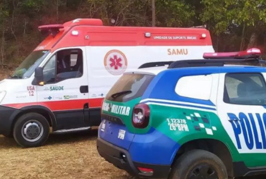 Trio foi resgatado pelo Samu e precisaram passar por cirurgia no estômago. (Foto: Reprodução/TV Anhanguera)