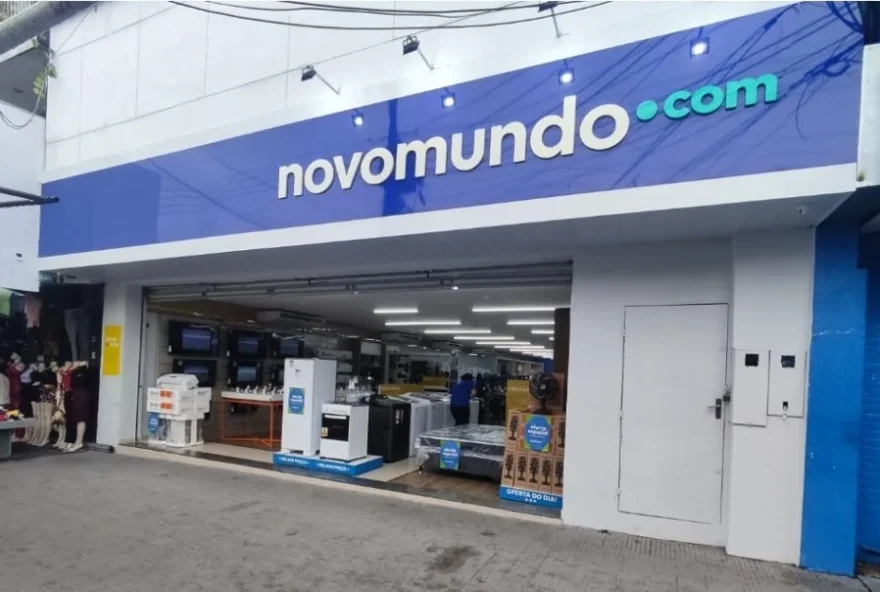 Fachada de uma loja do Novo Mundo. (Foto: Divulgação/Novo Mundo)