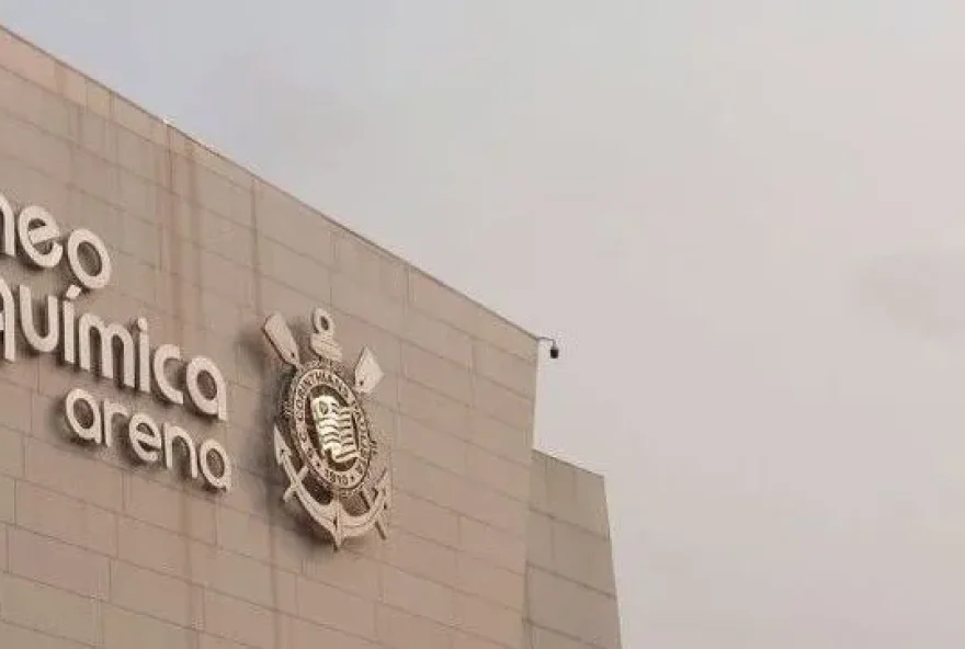 Fachada da Neo Química Arena, casa do Corinthians • @fernabrlima