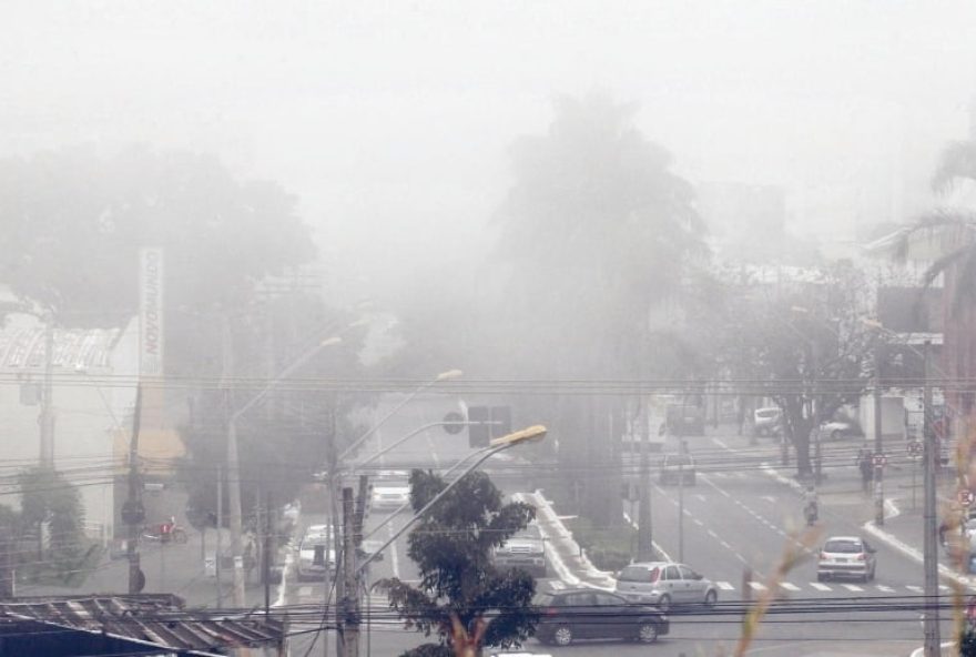 Goiânia no frio. (Foto: reprodução Curtamais)