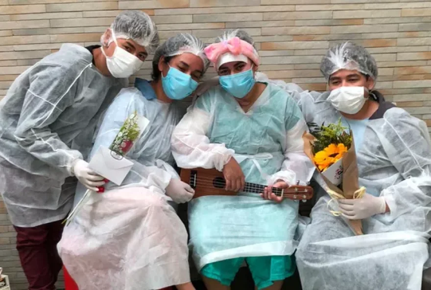 Família de estudante aguarda alta / Foto: Arquivo pessoal