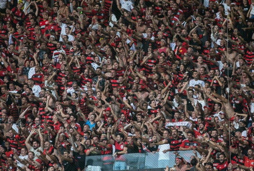 MG - BELO HORIZONTE - 10/11/2024 - COPA DO BRASIL 2024, ATLETICO X FLAMENGO - Torcida do Flamengo durante partida contra Atletico no estadio Arena MRV pelo campeonato Copa Do Brasil 2024. Foto: Fernando Moreno/AGIF