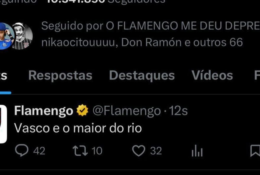 flamengo-tem-conta-no-x-hackeada-e-rival-e-exaltado-em-post flamengo-tem-conta-no-x-hackeada-e-rival-e-exaltado-em-post