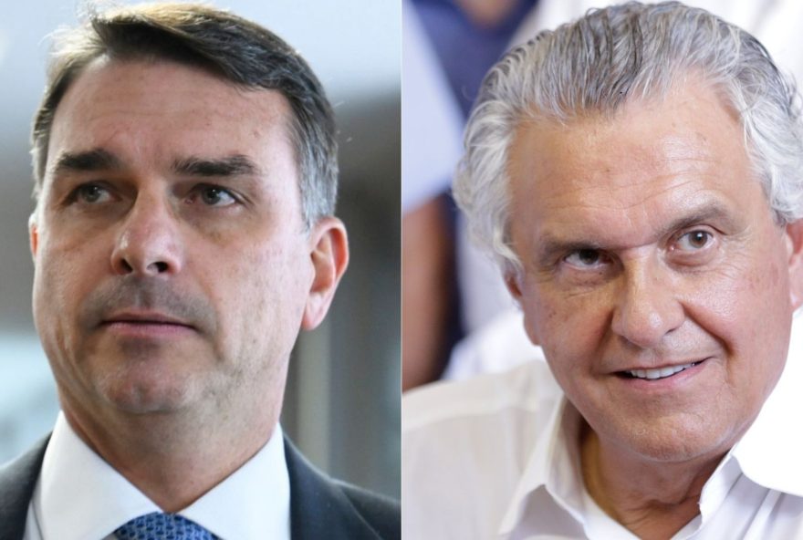 flavio-bolsonaro-e-ronaldo-caiado flavio-bolsonaro-e-ronaldo-caiado