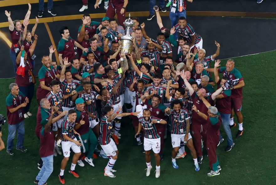 Foram 15 anos de espera desde a última fez que o Tricolor disputou uma final de Libertadores (Foto:reprodução/Twitter Fluminense FC)