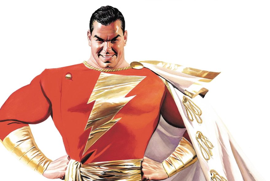 Shazam desenhado por Alex Ross. Foto: Reprodução