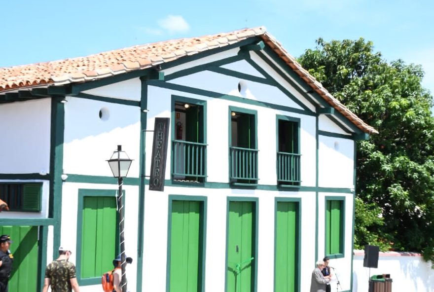 Depois de ampla restauração, teatro de Pirenópolis é entregue ao Governo de Goiás. Secretaria da Retomada vai investir R,16 milhão para equipar o espaço cultural histórico  (Foto: Secretaria da Retomada)