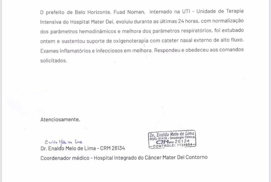 fuad-noman2C-prefeito-de-bh2C-tem-melhora-e-e-extubado-na-uti-do-hospital-mater-dei