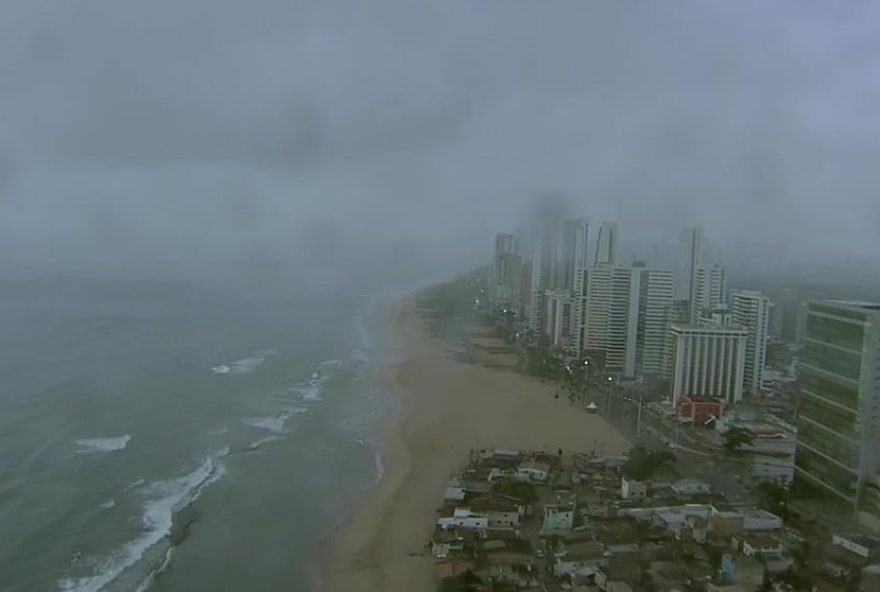 Imagem captada pelo Globocop antes da queda. Foto: TV Globo.