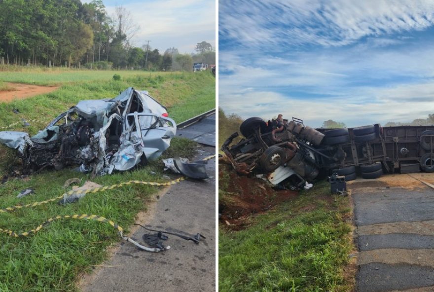 grave-acidente-na-br-373-deixa-dois-homens-mortos-e-motorista-preso-sob-caminhao-tombado