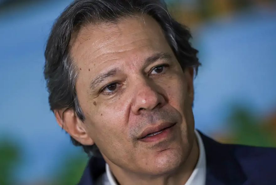 O ministro da Fazenda, Fernando Haddad