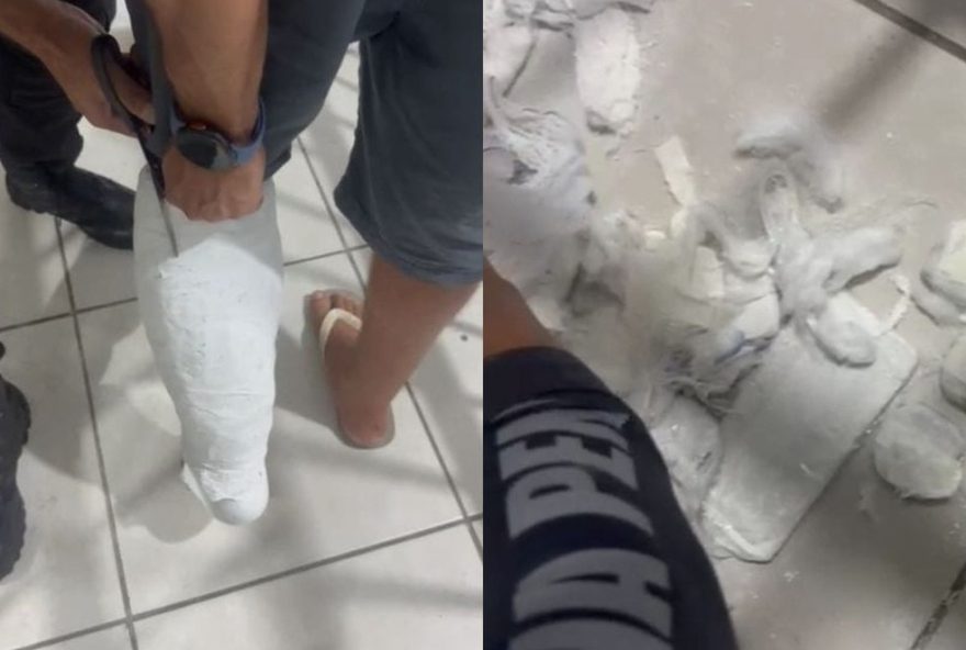 homem-com-identidade-falsa-tenta-entrar-no-presidio-de-joinville-com-celular-em-gesso-falso homem-com-identidade-falsa-tenta-entrar-no-presidio-de-joinville-com-celular-em-gesso-falso