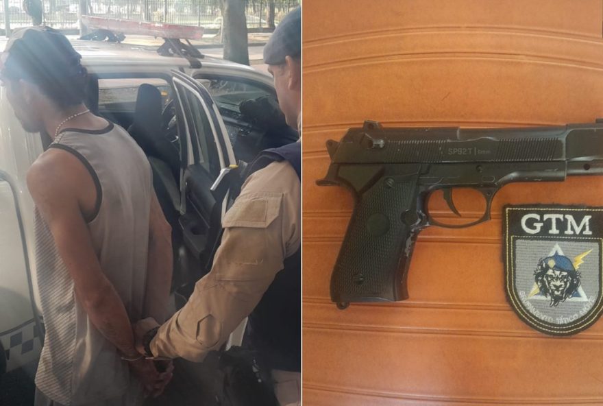 homem-e-preso-vendendo-simulacro-de-arma-perto-da-feira-da-gloria3A-acao-da-gtm-evita-comercio-ilegal