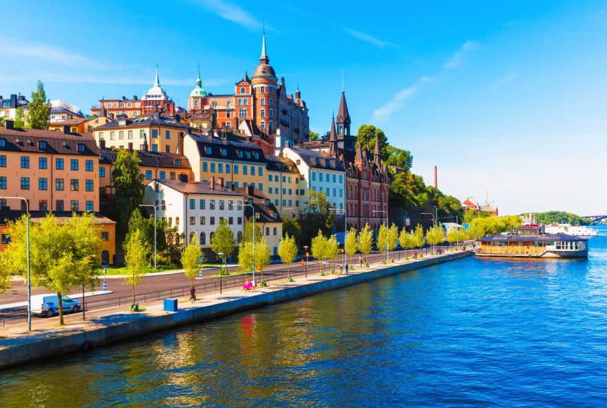 Old Town in Stockholm, Sweden