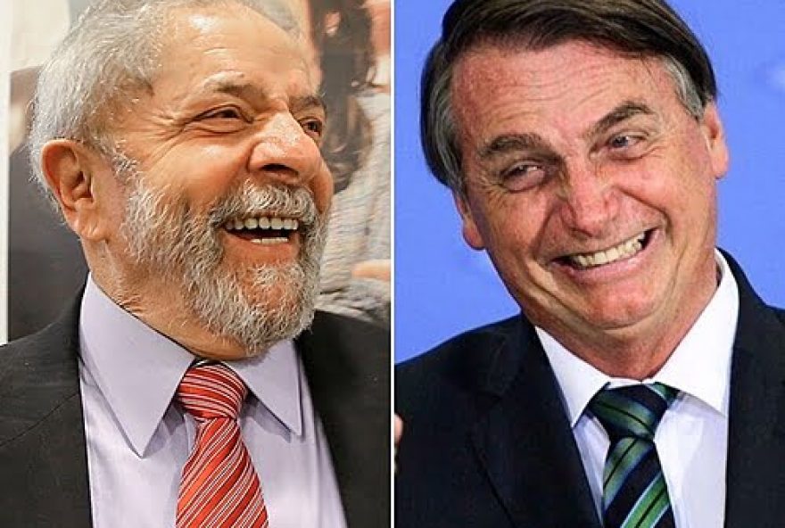 Instituto Paraná Pesquisas mostra equilíbrio entre Lula e Bolsonaro