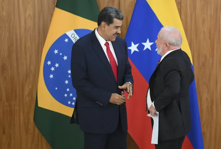 Lula recebeu Maduro em Brasília em maio de 2023, na última visita do venezuelano ao país - EVARISTO SA / AFP