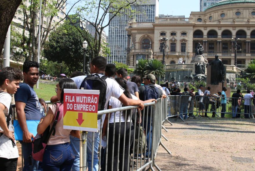 Houve estabilidade em relação ao trimestre encerrado em janeiro.
(Foto:Reprodução/
Agência Brasil)