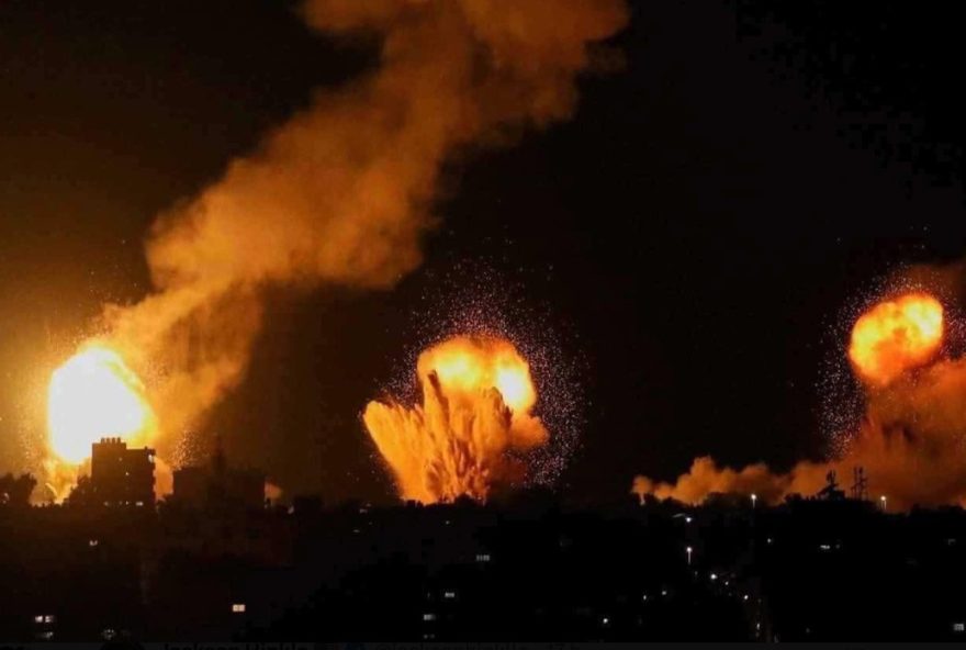 israel-bombardeia-intensamente-a-cidade-de-gaza-apos-visita-de-rubio-a-jerusalem