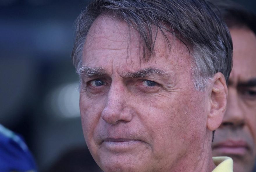 Brazil's former President Jair Bolsonaro leaves a hospital after undergoing medical examinations, authorised by Supreme Court Justice Alexandre de Moraes, to return to house arrest as he awaits trial after being accused of plotting a coup following his electoral defeat, in Brasilia, Brazil, August 16, 2025. REUTERS/Adriano Machado