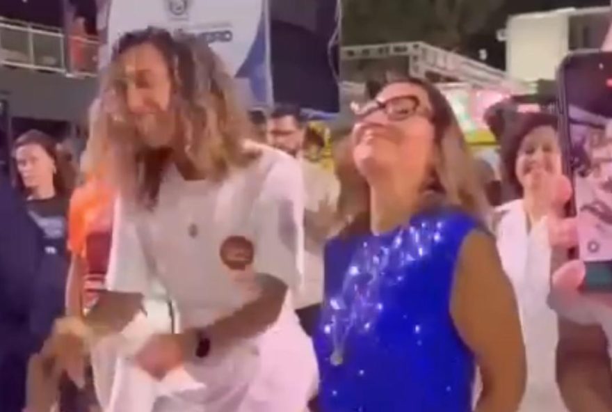 janja-e-anielle-franco-prestigiam-ensaio-de-escola-de-samba-que-homenageia-lula janja-e-anielle-franco-prestigiam-ensaio-de-escola-de-samba-que-homenageia-lula