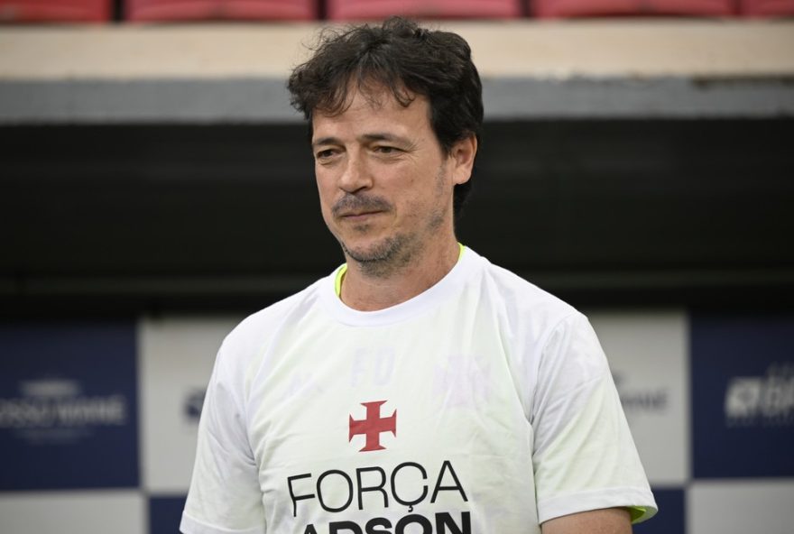 DF - BRASILIA - 12/07/2025 - BRASILEIRO A 2025, VASCO X BOTAFOGO - Fernando Diniz tecnico do Vasco durante partida contra o Botafogo no estadio Mane Garrincha pelo campeonato Brasileiro A 2025. Foto: Mateus Bonomi/AGIF