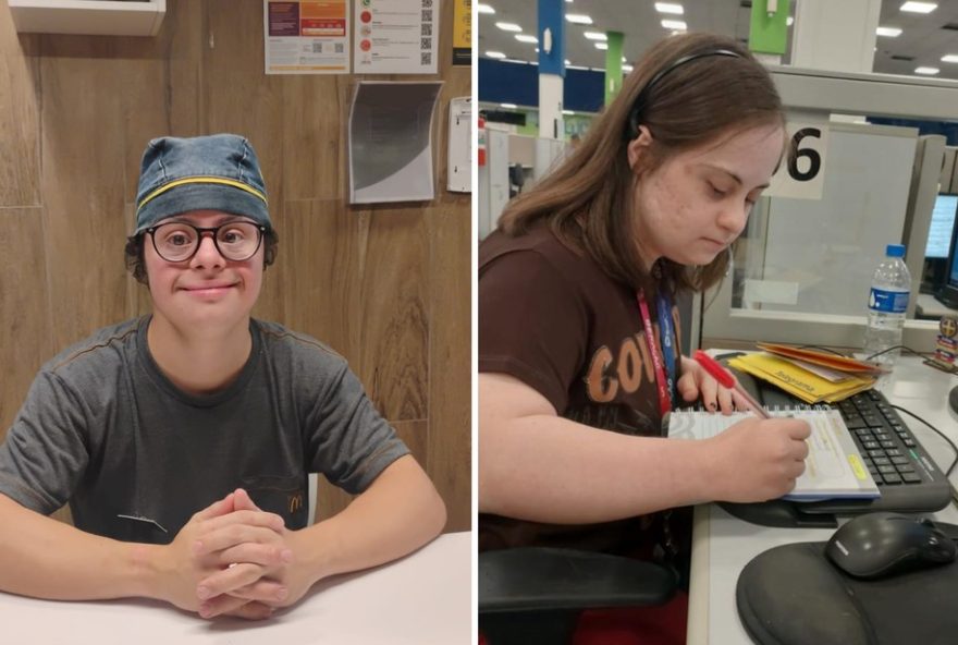 jovens-com-sindrome-de-down-mostram-rotina-no-mercado-de-trabalho-em-sp jovens-com-sindrome-de-down-mostram-rotina-no-mercado-de-trabalho-em-sp