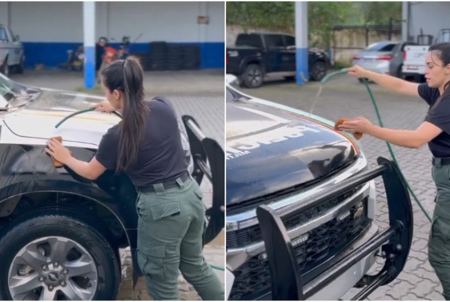 justica-suspende-prisao-de-policial-que-postou-video-lavando-viatura-no-ceara