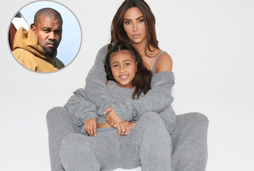 Kanye West reclama por filha mais velha ter conta no Tiktok