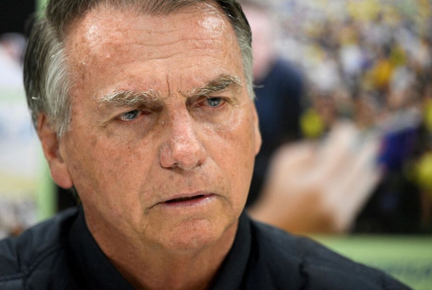 FILE PHOTO: Exclusive interview with former Brazilian President Bolsonaro in Brasilia FILE PHOTO: Former Brazilian President Jair Bolsonaro attends an interview with Reuters in Brasilia, Brazil, July 18, 2025. REUTERS/Mateus Bonomi/File Photo