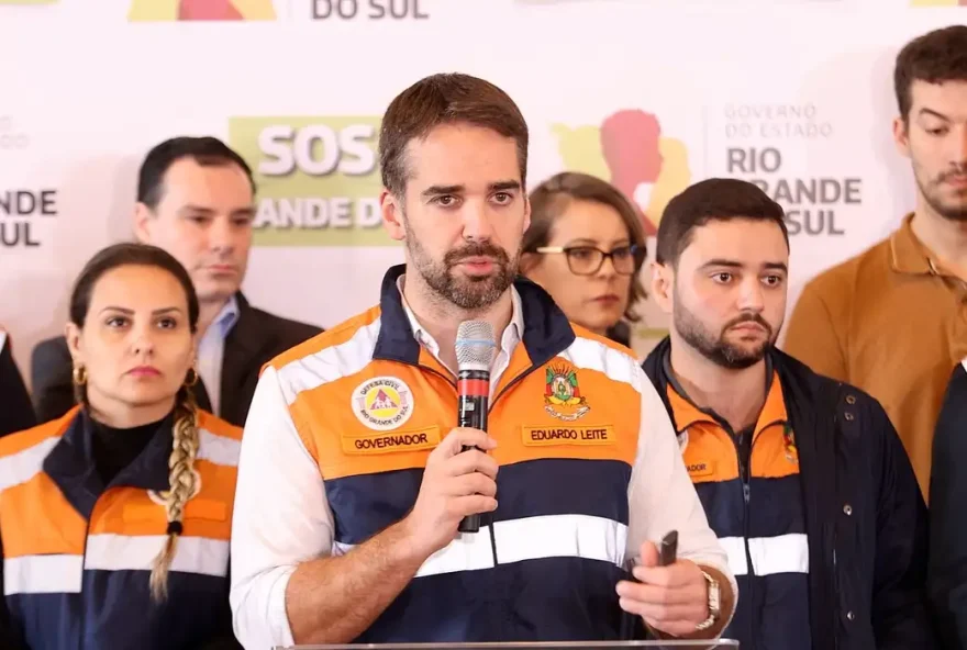 Eduardo Leite, confirmou que a maior parte dos Pix serão distribuídos na forma de um auxílio emergencial para 45 mil famílias 
(Foto: Agência Brasil)