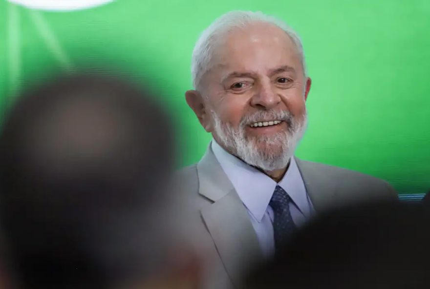 O presidente Luiz Inácio Lula da Silva