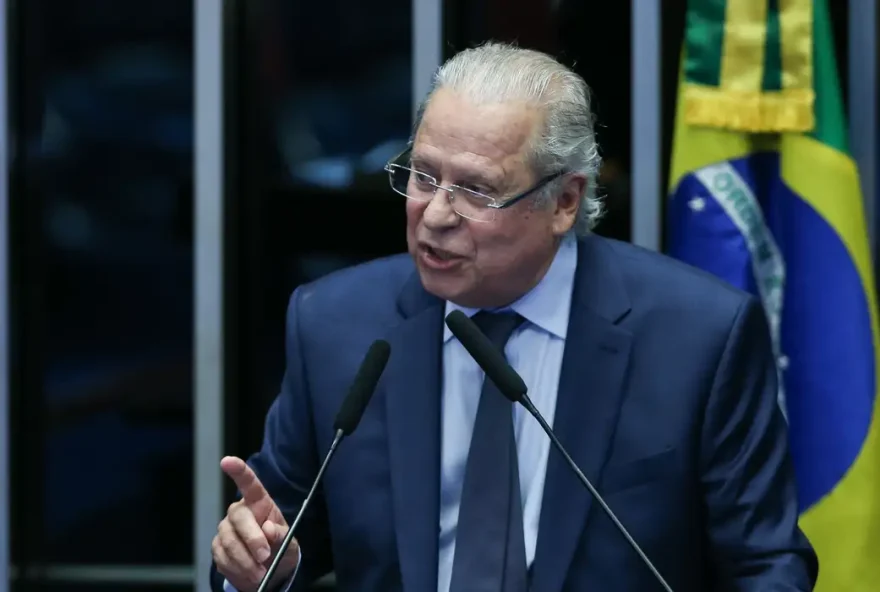 A STF decidiu reconhecer a prescrição de uma das condenações do ex-ministro da Casa Civil José Dirceu na Operação Lava Jato.
(Foto: Agência Brasil)