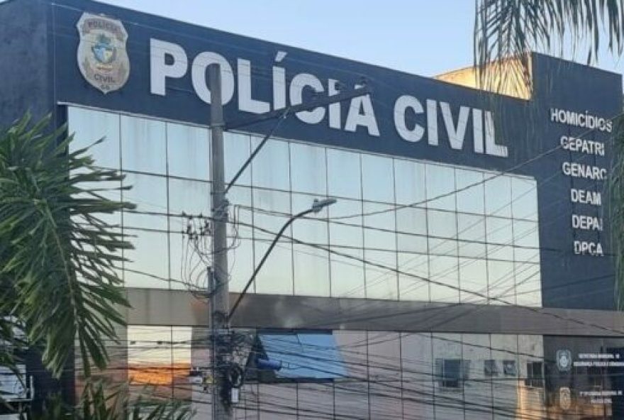 A prisão e a apreensão foram realizadas pelos agentes da Delegacia Estadual de Repressão a Furtos e Roubos de Veículos Automotores (DERFRVA), com apoio da Superintendência de Polícia Técnico-Científica, da Polícia Rodoviária Federal (PRF) e da Secretaria Estadual da Economia. (Foto: Reprodução/PCGO)