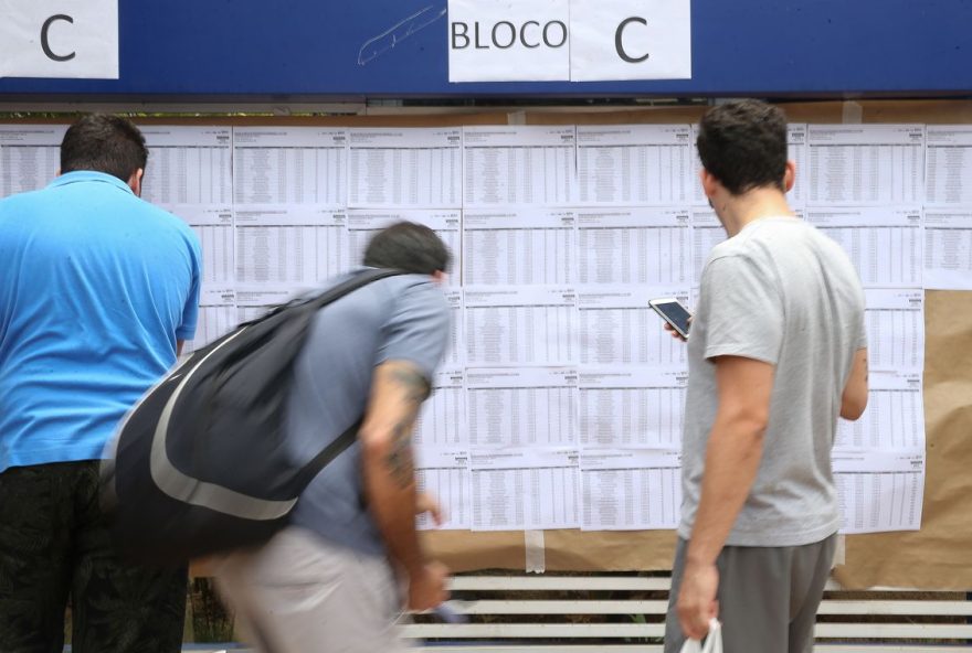 Candidatos fazem provas do Enem neste domingo na União Pioneira de Integração Social  na Aasa Sul