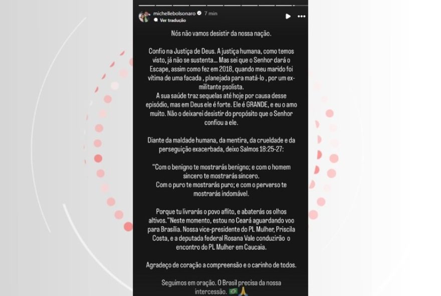 michelle-bolsonaro-em-fortaleza-para-evento-no-ceara-ao-saber-da-prisao-de-bolsonaro