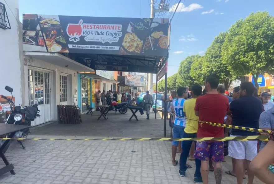 morte em restaurante de Catalão